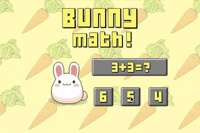 Bunny Math screenshot