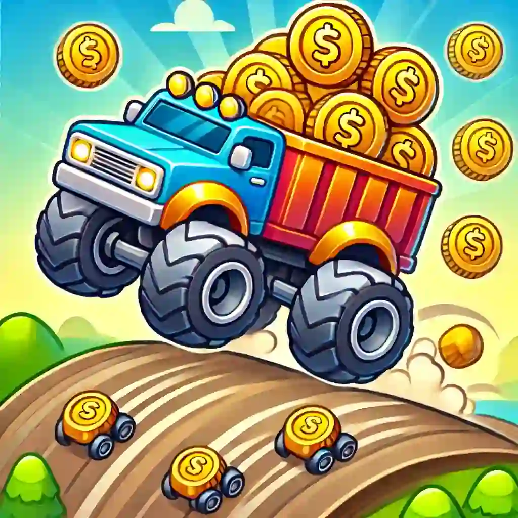 Coins Transporter Monster Truck