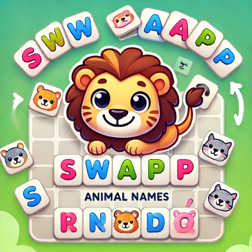 Swap Letters Animal Names