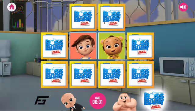 Boss Baby Matching Pairs