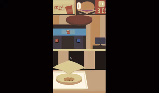 Burger Fall screenshot