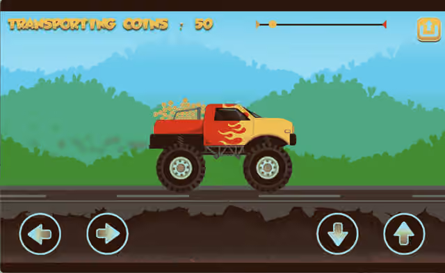 Coins Transporter Monster Truck