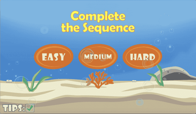 Complete the Sequence screenshot