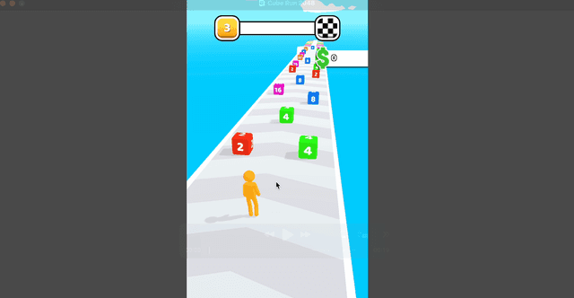 Cube Run 2048