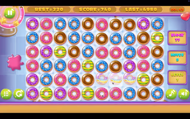 Donut Crash Saga
