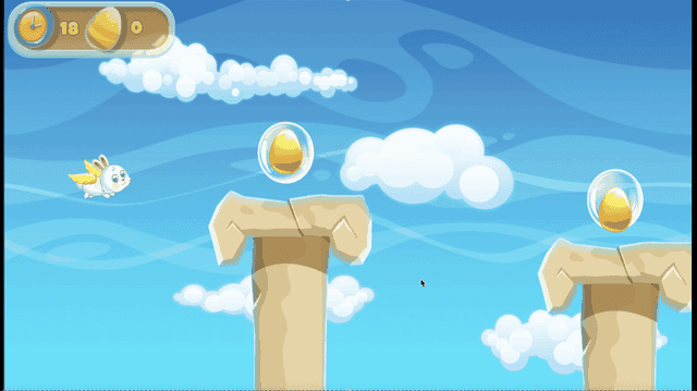 Flying Easter Bunny