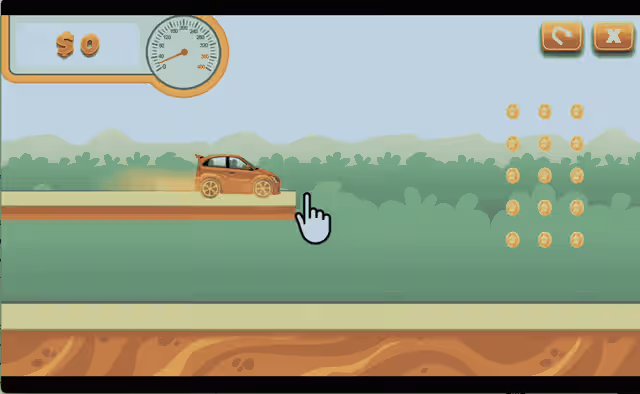 Fun Racer with Drawing Path screenshot