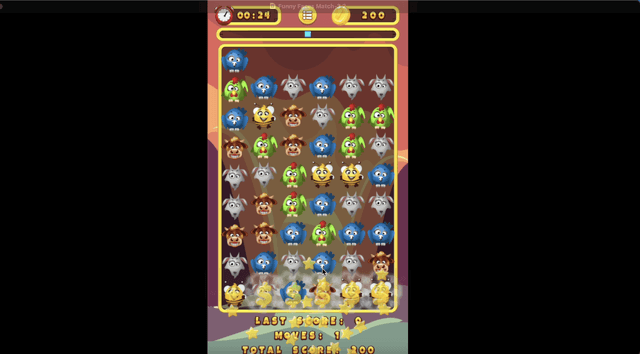 Funny Faces Match-3 2 screenshot