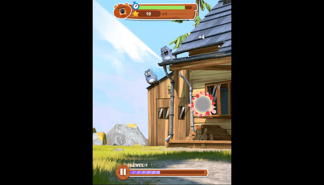 Grizzy & Die Lemminge Tortenschlacht screenshot