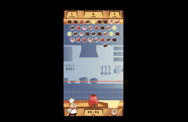 Happy Chef Bubble Shooter screenshot