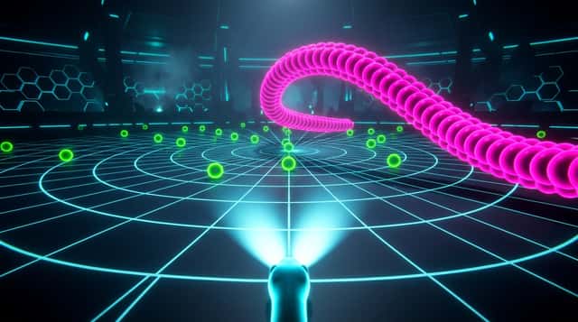 Neon FPS Slither 3D