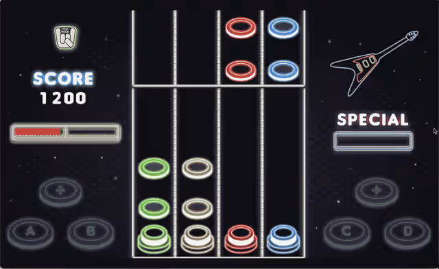 NEON GUITAR