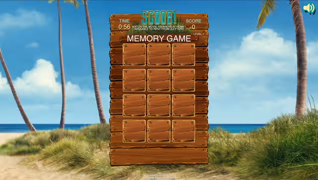 Scoob! Memory Game