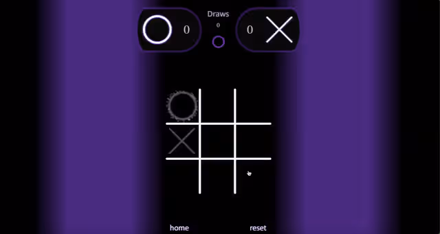 Super Neon Tic Tac Toe