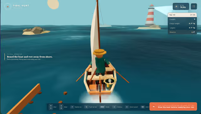 Tidal Hunt: Sail & Hook ⛵🎣 screenshot