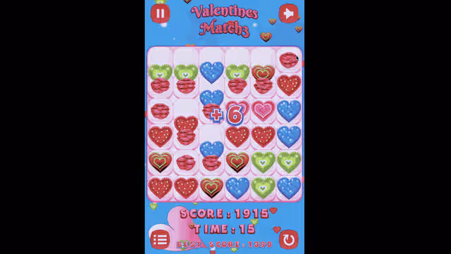 Valentines Match 3